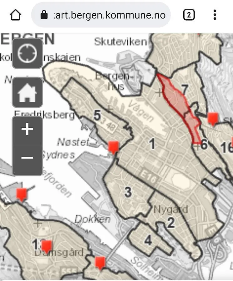 Apartmán Strandgaten 207 Bergen Norsko